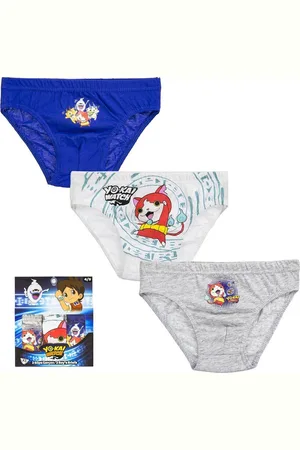 Merkloos Yo-kai Watch – 3 x onderbroek maat 104/110 - 4/5 jaar