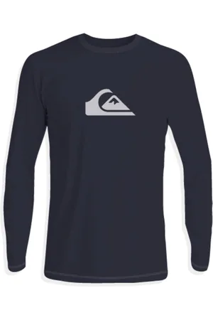 Quiksilver UV-Zwemshirt met lange mouwen voor jongens - Solid - - maat 158-164cm (13-14 jaar)