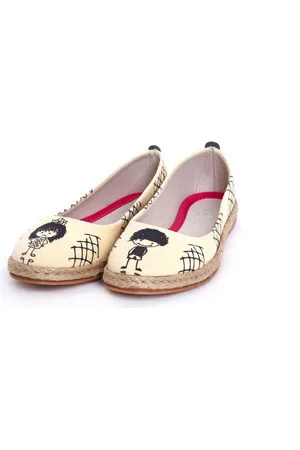 Goby Boy & Girl - Ballerinas - Sneakers - Hoge kwaliteit - Handmade - Meisjesprint