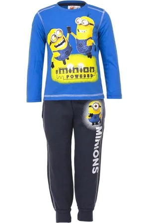Minions Joggingpak / kledingset - 2-delig - Minion Powered - Blauw