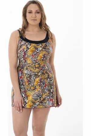 Merkloos Zwemjurk- Badpakjurk- Luxe Badpakjurk met geïntegreerde Badpak- Beste kwaliteit Dames Badpak - Elegante Badmode & Zwemkleding 55023-