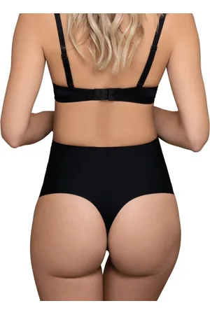 Bye Bra Sculpting Mid Waist String, Lasergesneden Randen, Siliconen Strips, Shapewear Voor Dames, , Xxl