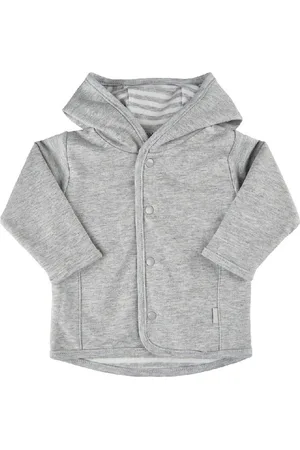 FIXONI Kinder Wende-Cardigan 422016-Grey Melange-74