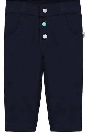Ducky Beau Pants Navy - Babybroekje - - Meisjes