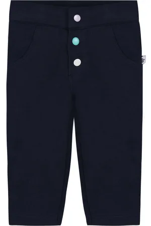 Ducky Beau Pants Navy - Babybroekje - - Meisjes