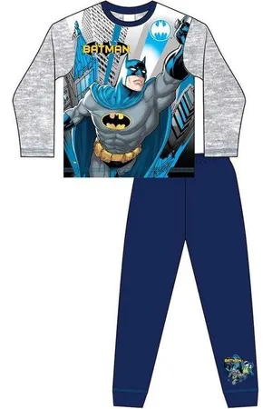 Batman Pyjama - maat 134/140 - grijs - Bat-Man pyama - katoen