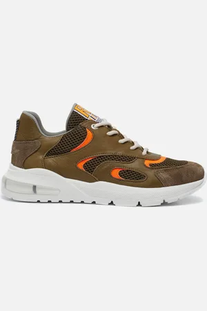 Red Rag Sneakers Leer