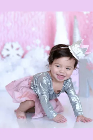 Merkloos Glamour romper 74 - Baby Cadeau - kraamcadeau - feestelijke outfit baby - kerst romper