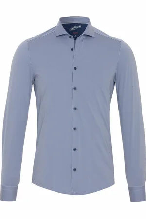 Pure H.Tico The Functional Shirt Strepen Donkerblauw (navy)