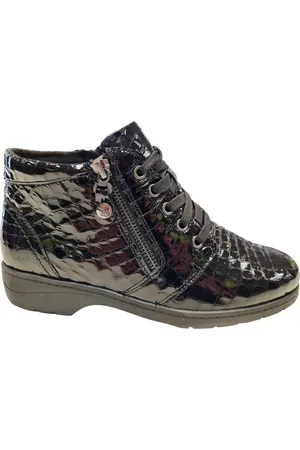 Caprice 9-9-25152-41 04 Black Combi Dames Veterschoenen - - 42