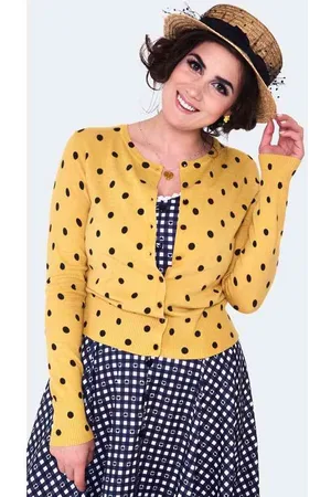 Voodoo Vixen Polka dot Cardigan - L