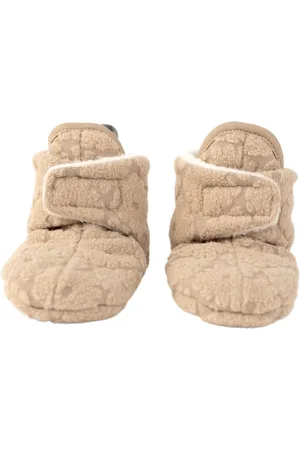 Lodger Newborn slofjes - - 0-3 maanden - Babyslofjes antislip - Fleece