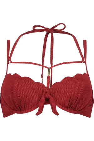 Hunkemöller Dames Badmode Voorgevormde beugel bikinitop Scallop - - maat F75