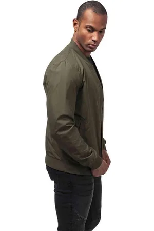 Urban classics Light Bomber jacket - S - Groen