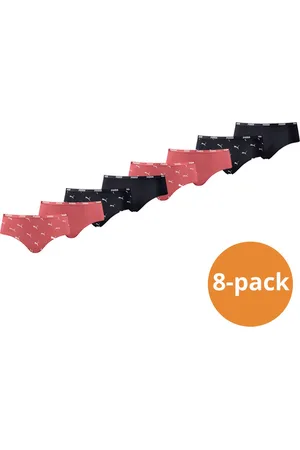 PUMA Dames Hipsters Cat Logo 8-pack /Heartfelt-XL