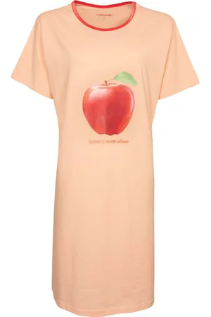 TEMPTATION Dames Nachthemd - Bigshirt - Oranje