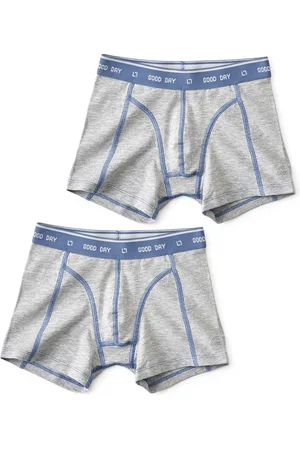 Little Label Boxershorts 2-pack - gray melee 4Y - maat: 98/104 - bio-katoen