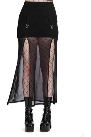 Banned Retro Moody Melody Slit Rok - S