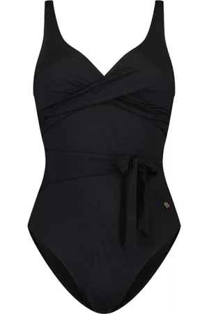 Beachlife Black Swirl Dames Badpak