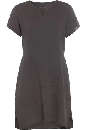 Knit Factory Indy Dames Jurk - Tuniek - Zomerjurk - Strandjurk - - M - 100% Biologisch katoen