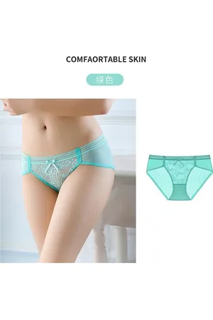 Merkloos 3 pak mooi Onderbroek,Slips met 3 verschillende Mooi kleuren,Ondergoed,Lingerie