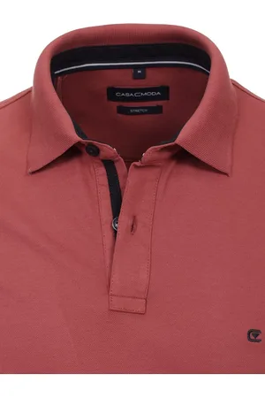 Casa Moda Polo Shirt Comfort Fit Effen Stretch 004470-417 - M