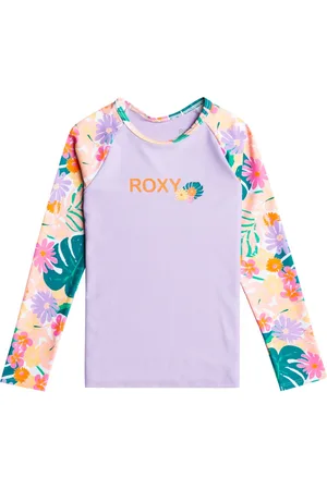 Roxy UV Rashguard voor meisjes - Paradisiac Island - Lange mouw - UPF50 - - maat 92cm
