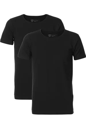 Petrol Industries Heren 2-pack Basic T-shirts Ronde Hals - Zwart