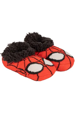 SPIDERMAN Spiderman Huissloffen Huissokken Sokken Sloffen - Antislip Zool