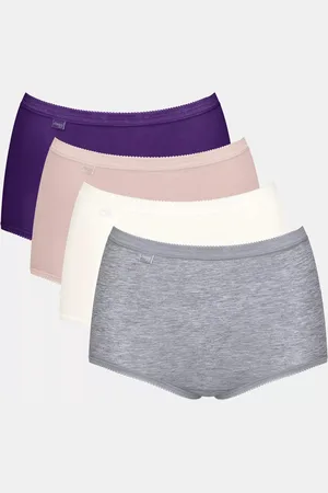 Sloggi Basic+ Maxi 4 pak Dames Onderbroek - Veelkleurig 18