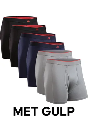 DANISH ENDURANCE Boxershorts Bamboe Viscose met Gulp - voor Heren- 6 pack