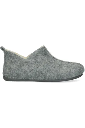 Manfield Dames - Licht grijze pantoffels