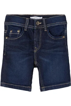 NAME IT Bermuda jongens - denim - NMMsofus - maat 86