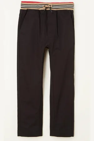 Burberry Dilan broek met elastische tailleband en logo -