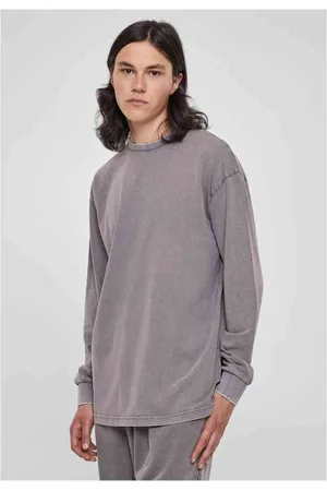 Urban classics Heavy Boxy Acid Wash Longsleeve shirt - XXL