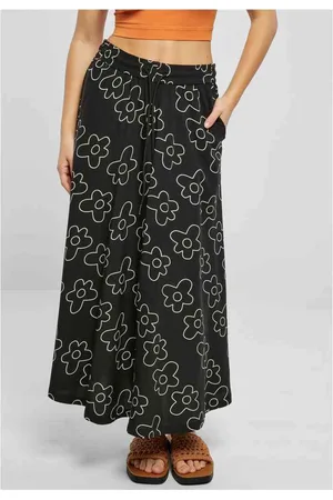 Urban classics Viscose Midi Lange rok - S - /Wit
