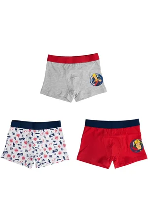 Brandweerman Sam Onderbroek - Set van 3 stuks - Boxershort - /Grijs - Katoen
