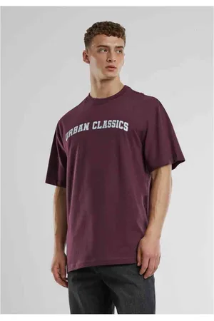 Urban classics UC College Logo Tall Heren T-shirt - L
