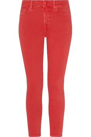 7 for all Mankind • rode Roxanne Ankle jeans • maat 26