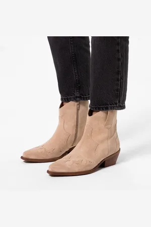 Manfield Dames - suède cowboy laarzen
