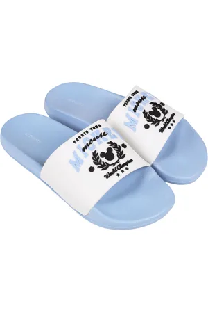 Disney Blauwe-witte rubberen slippers - Mickey / 37
