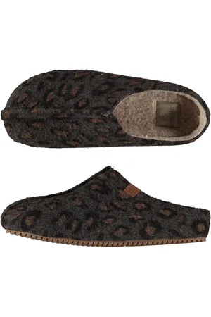 Apollo Dames instap slippers/pantoffels - luipaard print - - maat 37-38