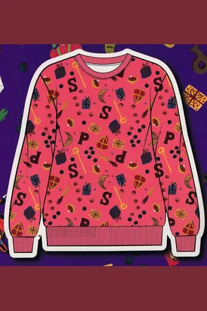 Merkloos Sint - Sinterklaas - trui - 104/110 - sweater - De grote sinterklaasfilm