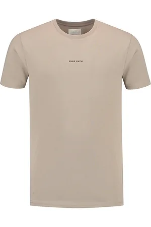 Pure Path Essential Logo T-shirt Taupe (10111 - 53)