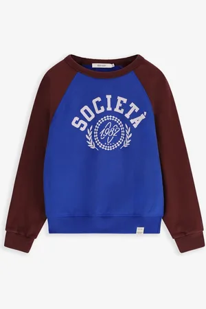 Sissy-Boy Colourblock oversized sweater met artwork