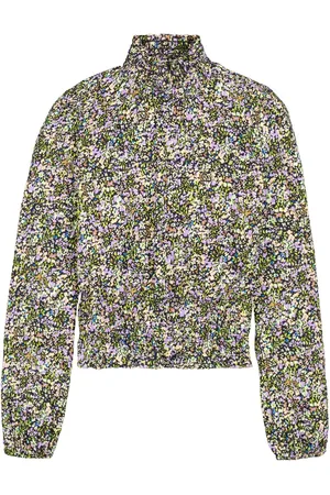 Garcia Meisjes All over print Blouse Blauw Long mouw