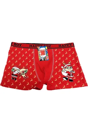 Merkloos Jongens boxershort - Kerstboxershort -