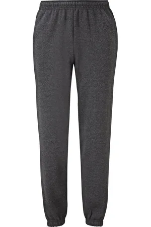 Fruit Of The Loom Joggingbroek - voor heren - Donkergrijs - Sportbroek/trainingsbroek - Kleding XL