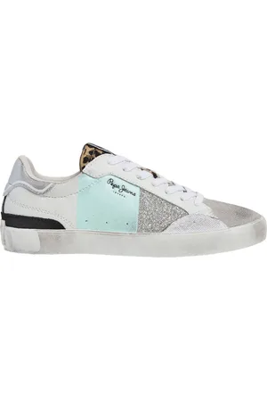 Pepe Jeans Lane Shine Sneakers Wit EU 40 Vrouw