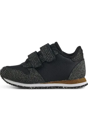 Woden Sandra Pearl Nylon Lage sneakers - Meisjes - Zwart